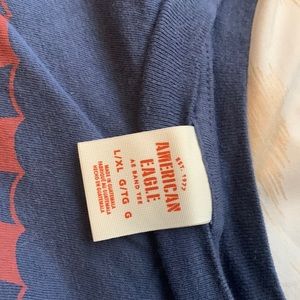 The Rolling Stones T Shirt / Adult (XL) OVERSIZED / Blue American Eagle Cotton